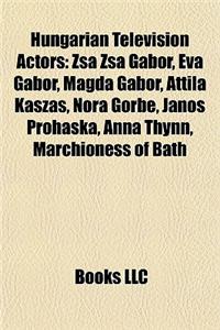 Hungarian Television Actors