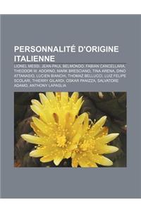 Personnalite D'Origine Italienne