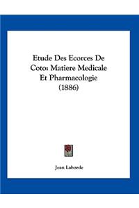 Etude Des Ecorces De Coto