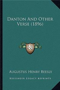 Danton And Other Verse (1896)