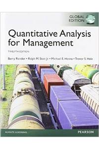 Quantitative Analysis for Management, Global Edition