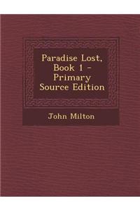 Paradise Lost, Book 1