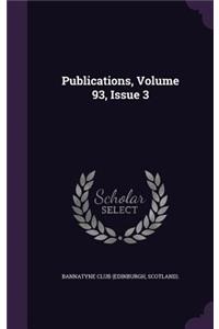 Publications, Volume 93, Issue 3