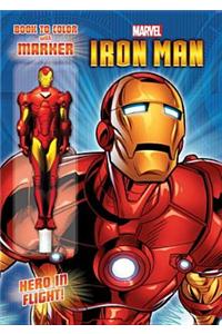 The Invincible Iron Man: Hero in Flight! [With Marker]