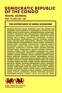 Democratic Republic of the Congo Travel Journal, Pop. 73,599,190 + Me