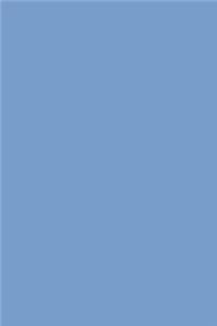 Journal Dark Pastel Blue Color Simple Plain Blue