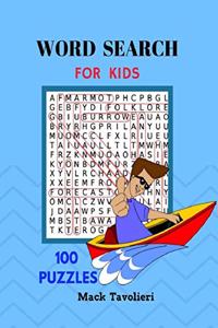 Word Search For Kids 100 Puzzles Game Book