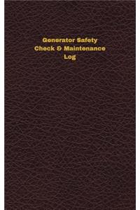 Generator Safety Check & Maintenance Log