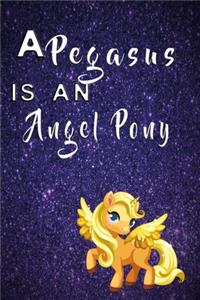 A Pegasus is an angel pony notebook