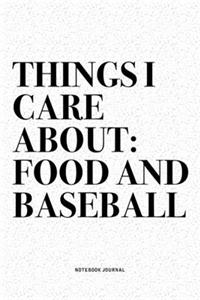 Things I Care About