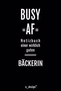 Notizbuch für Bäcker / Bäckerin