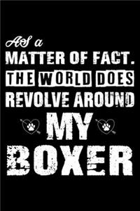 The World Does Revolve Around My Boxer