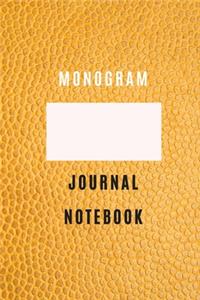 Monogram Journal Notebook (6 * 9) 105 lined pages Personalized Journal, Diary, Practical Notebook For all generation