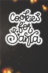 Cookies for Santa Notebook