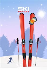 Ski Report Punktraster Notizbuch