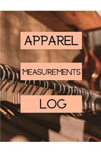 Apparel Measurements Log