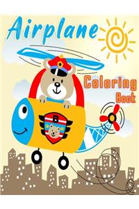 Airplane Coloring Book