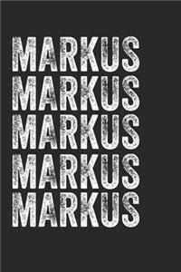 Name MARKUS Journal Customized Gift For MARKUS A beautiful personalized