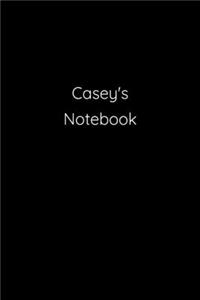 Casey's Notebook