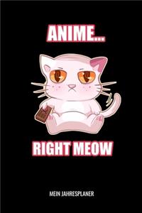Anime Right Meow Mein Jahresplaner