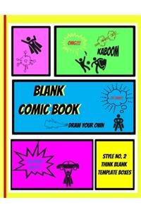 Blank Comic Book - Style No. 2