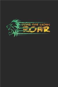 The lions roar