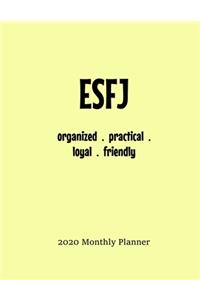 ESFJ Monthly Planner