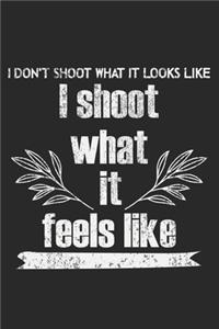 I Don't Shoot What It Looks Like. I Shoot What It Feels Like