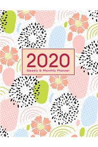 2020 Planner Weekly & Monthly 8.5x11 Inch