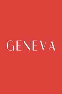 Geneva: A Decorative Book &#9474; Perfect for Stacking on Coffee Tables & Bookshelves &#9474; Customized Interior Design & Home Decor