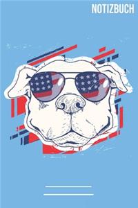 Pitbull Amerika Notizbuch