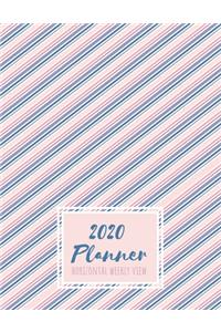 2020 Planner Horizontal Weekly View