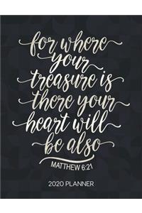 For Where Your Treasure Is There Your Heart Will Also Be Matthew 6