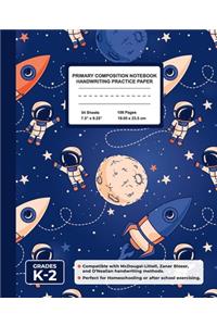 Primary Composition Notebook Handwriting Practice Paper