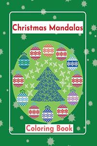 Christmas Mandalas Coloring Book