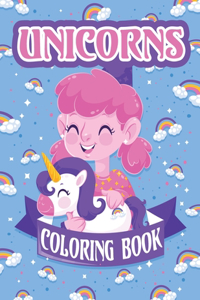 Unicorns Coloring Book