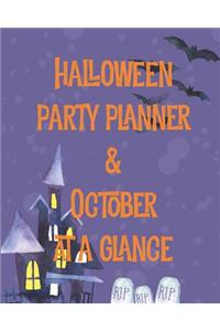 Halloween Party Planner & October at a Glance