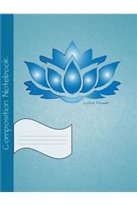 Composition Notebook Lotus Flower