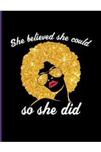 She believed she could sho she did