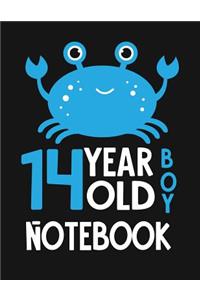 14 Year Old Boy Notebook