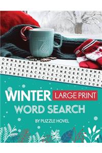 Winter Large Print Word Search