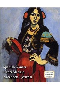 Spanish Dancer - Henri Matisse - Notebook/Journal