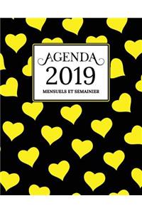 Agenda 2019 Mensuel Et Semainier