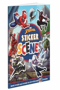 Marvel Spider-Man: Sticker Scenes | Stickers and Activities Book for 6 to 8 Year's Old