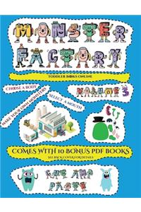 Toddler Books Online (Cut and paste Monster Factory - Volume 3)