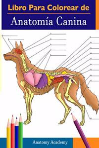 Libro para colorear de Anatomía Canina