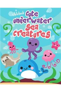 Notebook ( Cute Underwater Sea Creatures Cover )