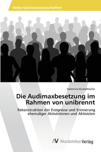 Die Audimaxbesetzung im Rahmen von unibrennt