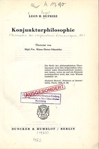 Konjunkturphilosophie