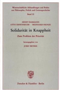 Solidaritat in Knappheit